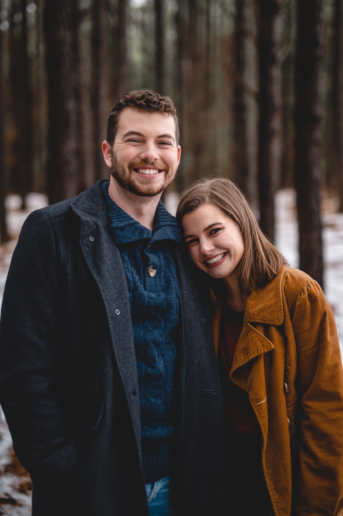 Austin and Olivia Whiteheart smiling together.